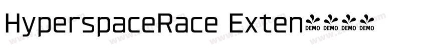 HyperspaceRace Exten字体转换
